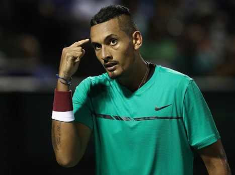 קיריוס. לקח קשה את ההפסד (getty)