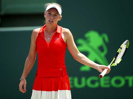 ווזניאקי. לא הצליחה לקטוף תואר מספר 26 (Getty)