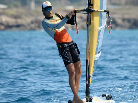 עושה את שלו. משיח (צילום: איגוד השייט)