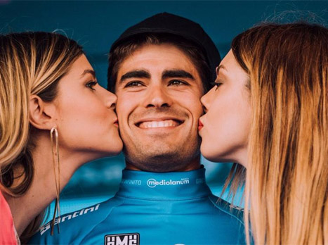 לאנדה. אחרי התאונה בשבוע הראשון, רשם ניצחון בכורה בג'ירו העונה (Getty)