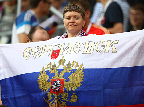 האוהדים הרוסים מאוכזבים (getty)