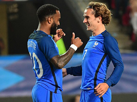 לקאזט עם גריזמן. מתקרב לארסנל (getty)