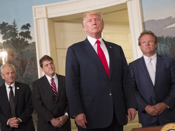 "לא נראה התקדמות כל עוד טראמפ נשיא" (getty)