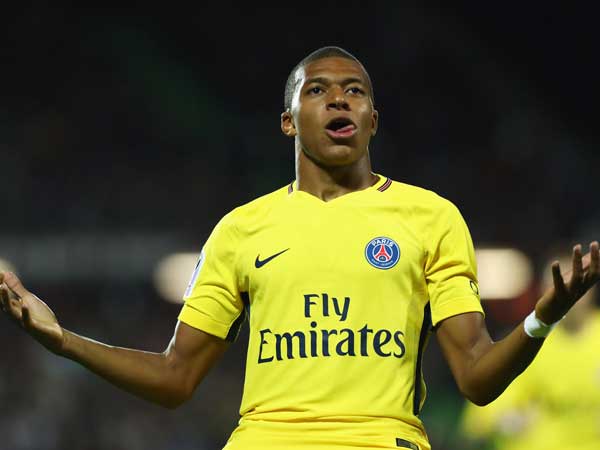 כבש כבר בבכורה. אמבפה (Getty)