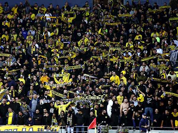 רק כ-10 אלף אוהדים צפוים להגיע לטדי הערב (אלן שיבר)