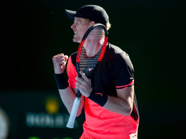 אדמונד בטירוף. לראשונה בחצי גמר גרנד סלאם (getty)