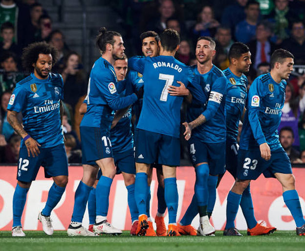 ריאל חוגגת. הרגילה אותנו למשחקים משוגעים (getty)