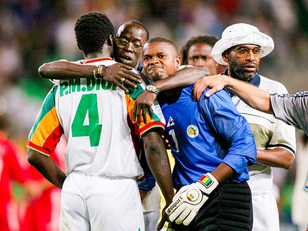 נבחרת סנגל במונדיאל 2002, הגיעה לרבע הגמר (getty)