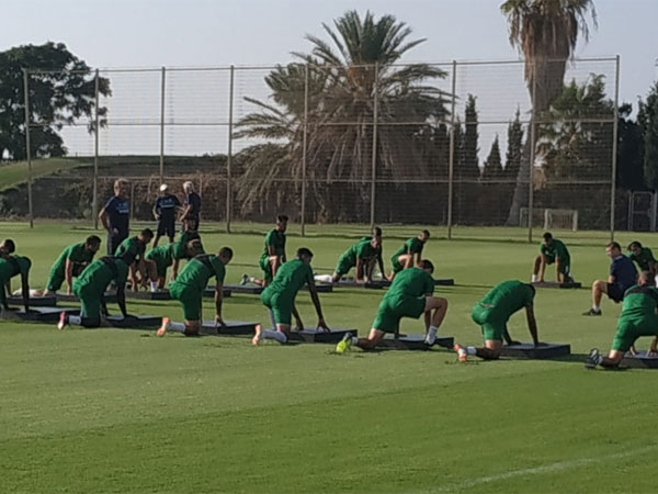 משחק גדול כבר במחזור הראשון. הירוקים מתאמנים