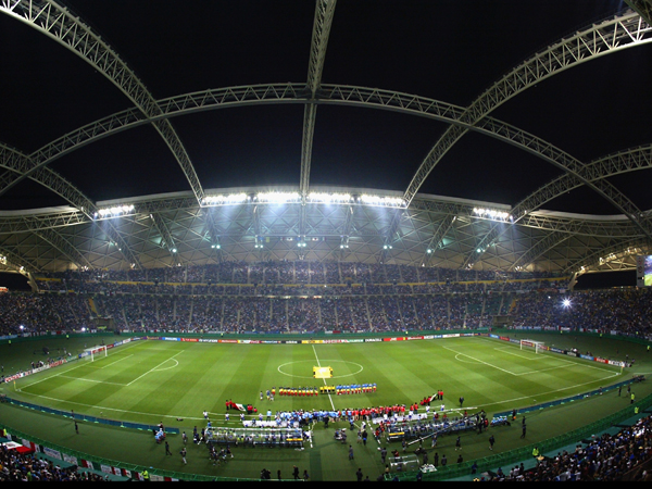 האצטדיון היפני מהיציע. (Getty)