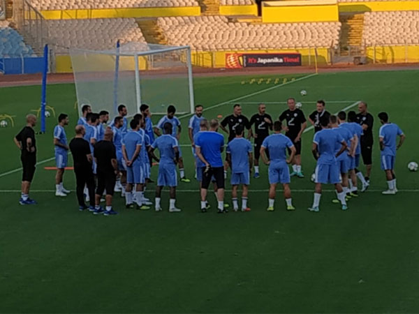 הנבחרת תקיים  הערב אימון מסכם