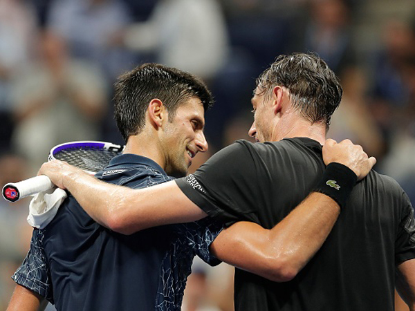 ג'וקוביץ' עם מילמן. הפעם לא הייתה הפתעה (getty)