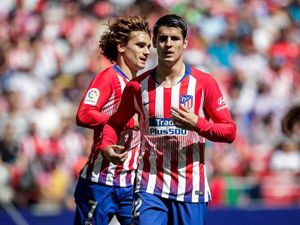 מוראטה וגריזמן. משחק אחרון ביחד (getty)