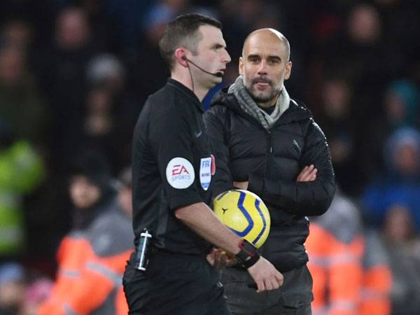 גווארדיולה, לא מוכן לדבר על השיפוט (GETTYIMAGES)