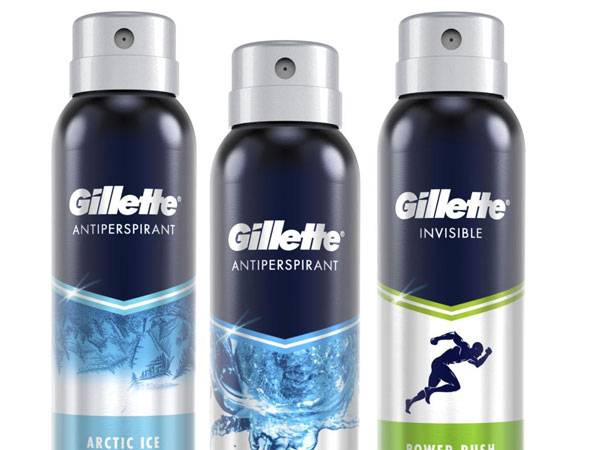 דאודורנט הספריי החדש של ג'ילט.