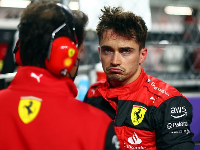 לקלר, פרארי. נעקף קרוב לסיום ולא הצליח לסגור