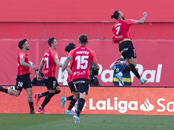 שחקני מיורקה חוגגים (Getty)