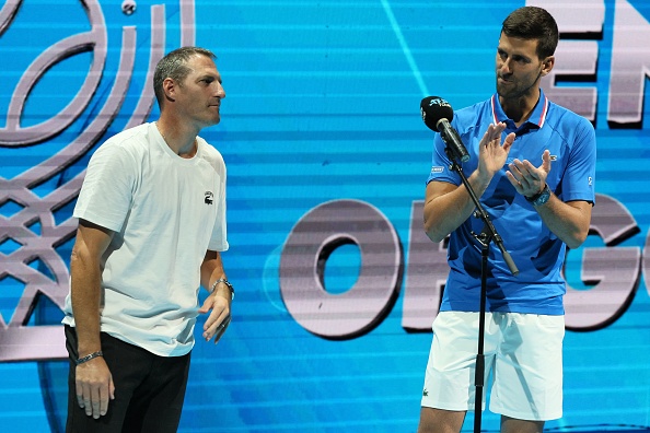 גם ג'וקוביץ' פרגן (Photo by JACK GUEZ/AFP via Getty Images)