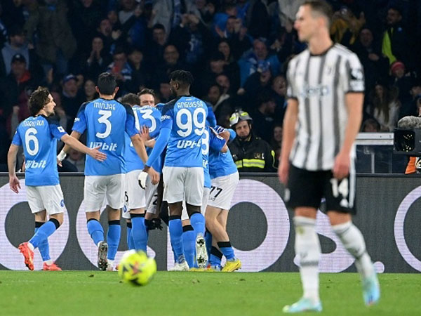 נאפולי עלתה ליתרון מוצדק (ALBERTO PIZZOLI/AFP via Getty Images)