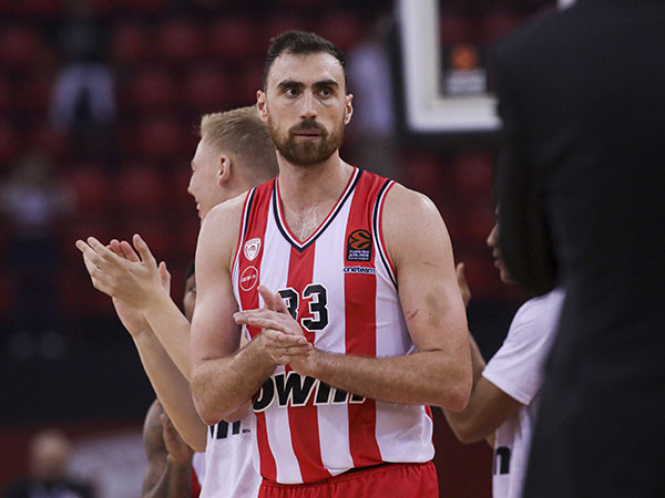 מילוטינוב. לא ישחק נגד מכבי ת"א (Euroleague Basketball via Getty)