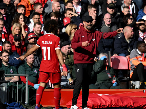 קלופ וסלאח. עשוי לשחק (GETTY)