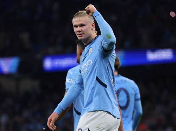 ארלינג הלאנד. בליגה משלו (GETTY)