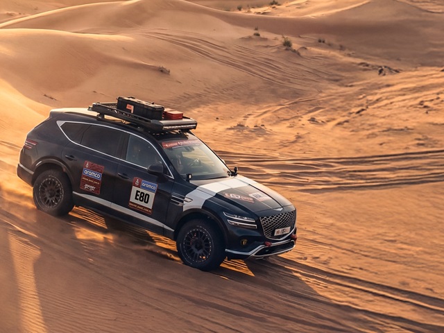GV80 Desert Edition שכבר גמע 6,000 ק“מ במדבריות ערב הסעודית
