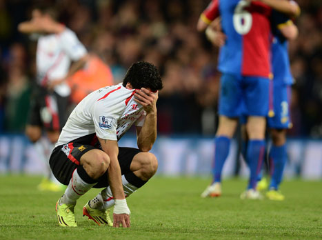 ברח לליברפול מהידיים. סוארס בהלם (gettyimages)