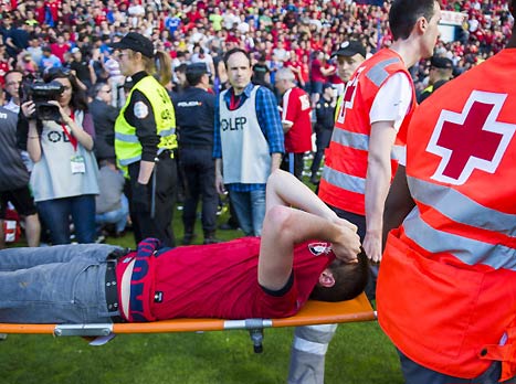 האוהדים נפלו, גם אוסאסונה (Gettyimages)
