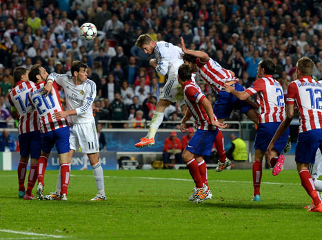 רגע ההבקעה של ראמוס (gettyimages)