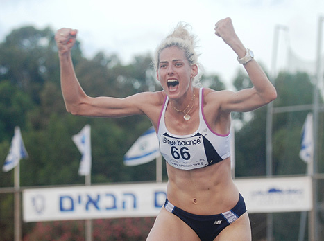ההישג של פרנקל מחרף מעליה. מעיין שחף (צילום: עופר ביידה)