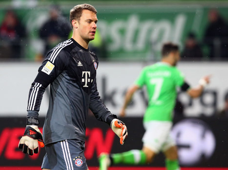 נוייר. הוציא כדור ועוד כדור מהרשת (getty)