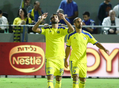בן בסט לא שיחק הרבה, אבל אחד משערי העונה היה שלו מול חיפה (אלן שיבר)