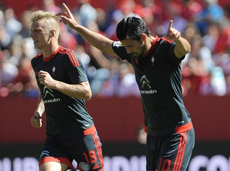 הלהיט של הליגה הספרדית. נוליטו אחרי עוד שער (getty)