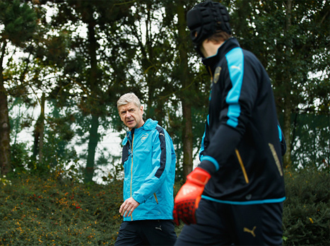 איך זה ייגמר הפעם? ונגר באימון לקראת באיירן (Getty)