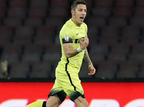 יובטיץ' חוגג. נאפולי מחוץ לגביע (getty)