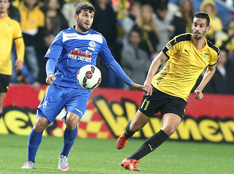 בספק להפועל חיפה. יעקובוביץ' (צילום: אלן שיבר)