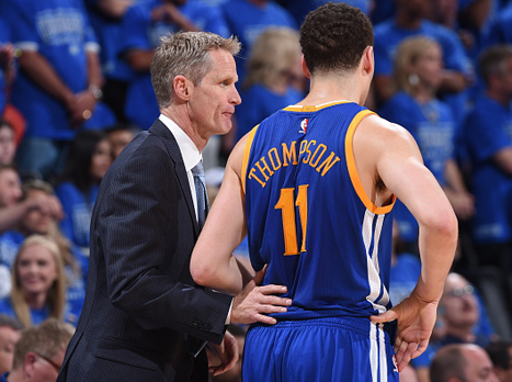 קר עם תומפסון. המשחק הכי גדול בפלייאוף העונה (getty)