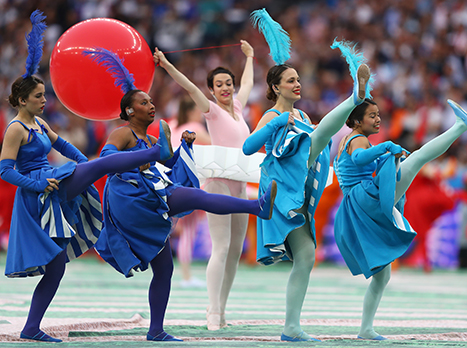 מופע מרשים בפתיחה (gettyimages)