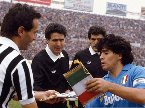 מראדונה מול יובה. לא מקבל את המהלך (getty)