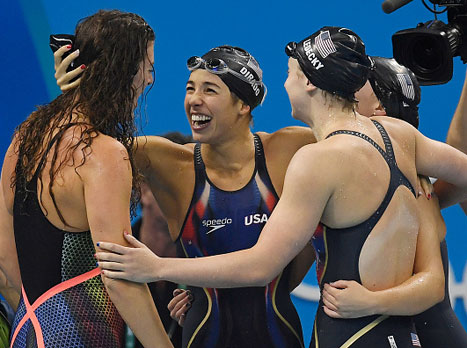 זהב נוסף ללדקי וארה"ב (gettyimages)