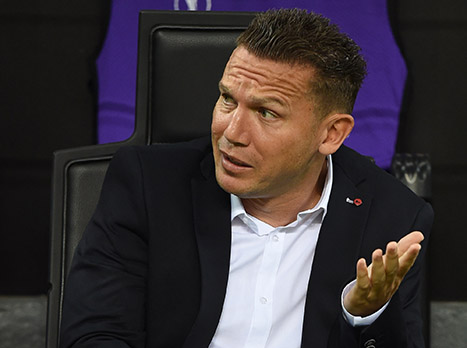 זכה למחמאות על ניהול המשחק. ברק בכר (getty)