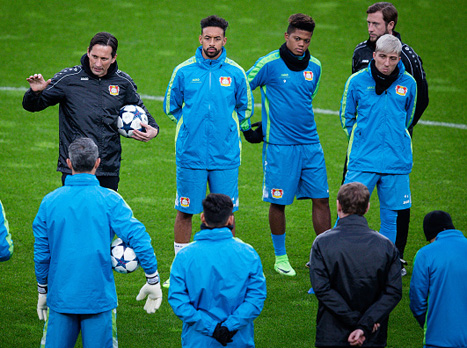 הגרמנים באימון המסכם. מגיעים עם ביטחון גבוה (getty)