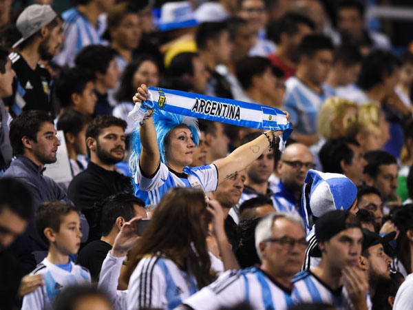 משחק בישראל? למה? אוהדי נבחרת ארגנטינה (getty)