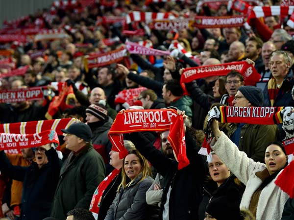 האוהדים חגגו ביציע (getty)