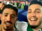 צפו: שחקני אלג'יריה שרו "פלסטין, פלסטין"