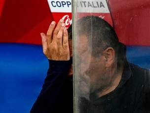 סארי לא מצליח להסתיר את האכזבה (Getty)