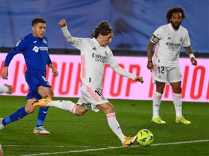 מודריץ'. משחק מאתגר לריאל מדריד (Getty)