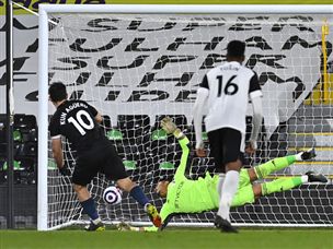 שער ליגה ראשון לאגוארו אחרי 417 ימים (Getty)