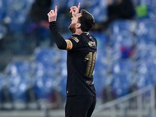 הכוכב הגדול - מסי בעוד ערב ענק (getty)